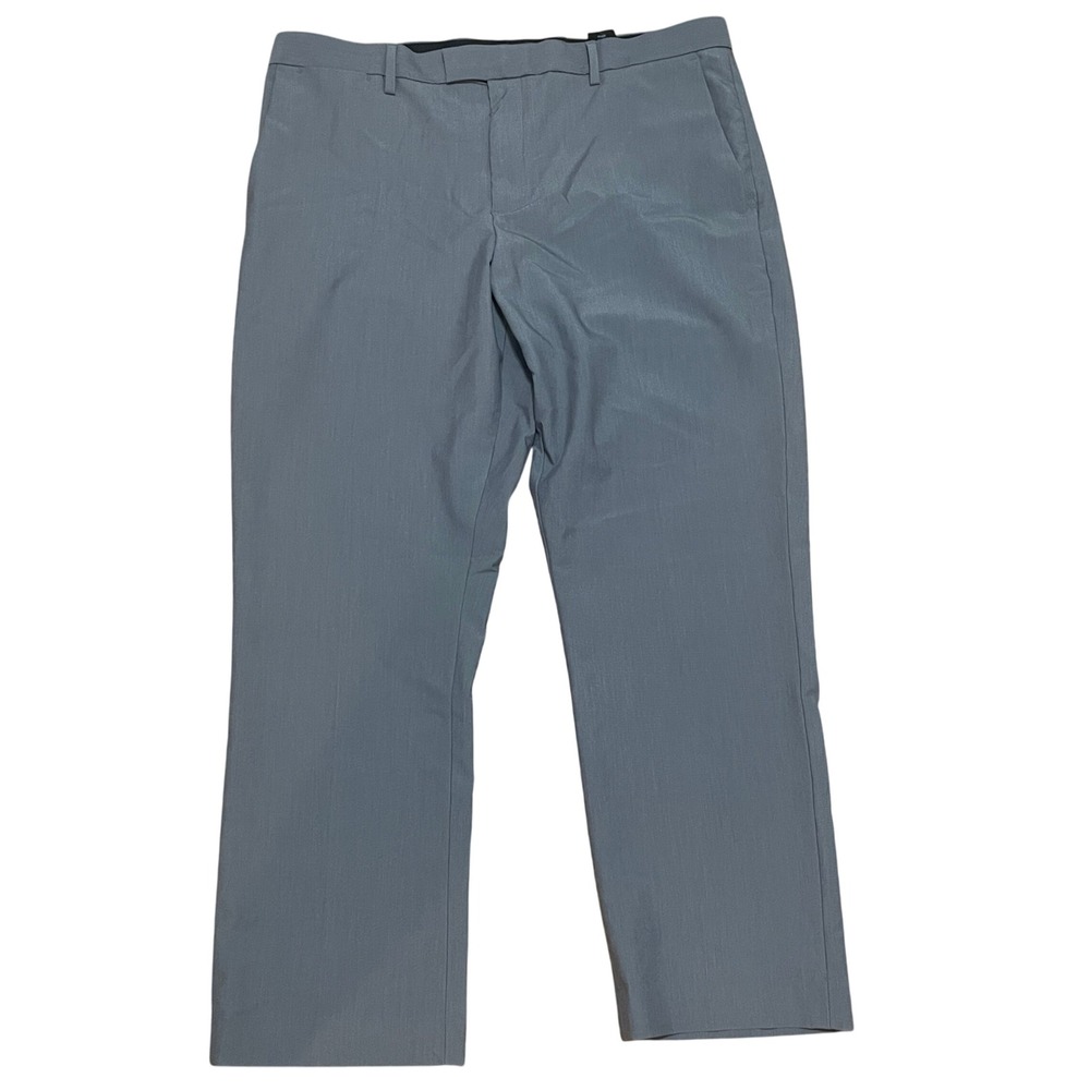 Structure Men's Dress Pants 36x30 Light Gray Polyester Rayon Spandex Career Work